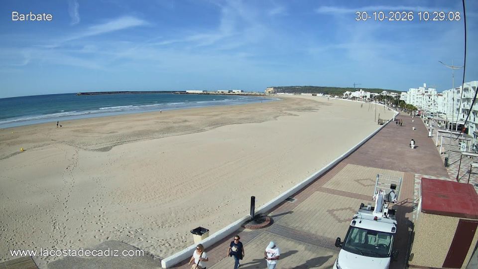 Barbate: “Playa del Carmen and the promenade” camera