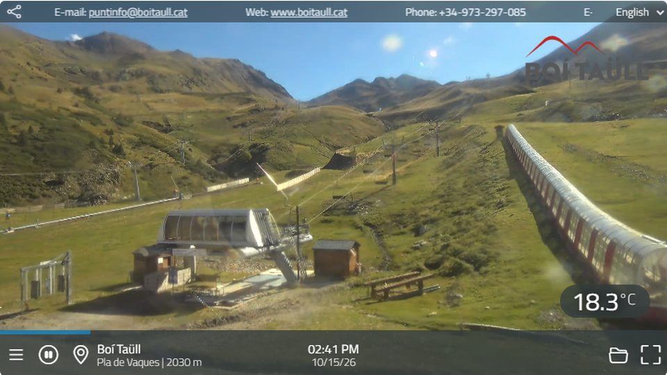 Boí Taüll: “Pla de Vaques” camera