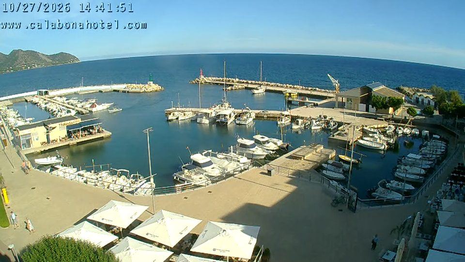 Cala Millor and Cala Bona: “Cala Bona harbour” camera