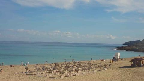 Cala Mesquida: “Cala Mesquida beach” camera