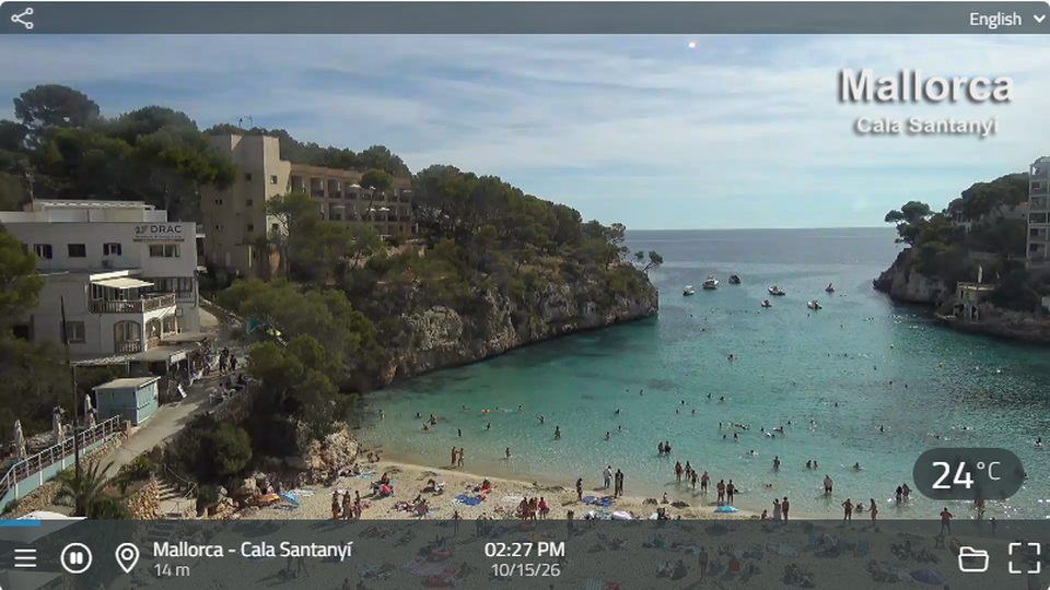 Cala Santanyí: “Cala Santanyí cove” camera
