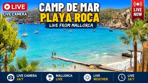 Camp de Mar: “Camp de Mar bay from Playa Roca” camera
