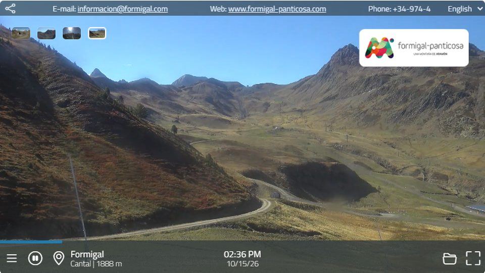 Formigal-Panticosa: “Cantal chairlift and valley” camera