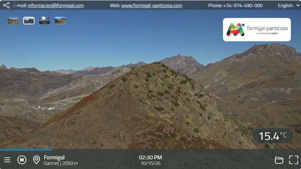 Formigal-Panticosa: “Garmet, over the Tena Valley” camera