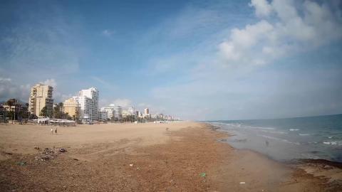 Gandia: “Platja Nord from the promenade” camera