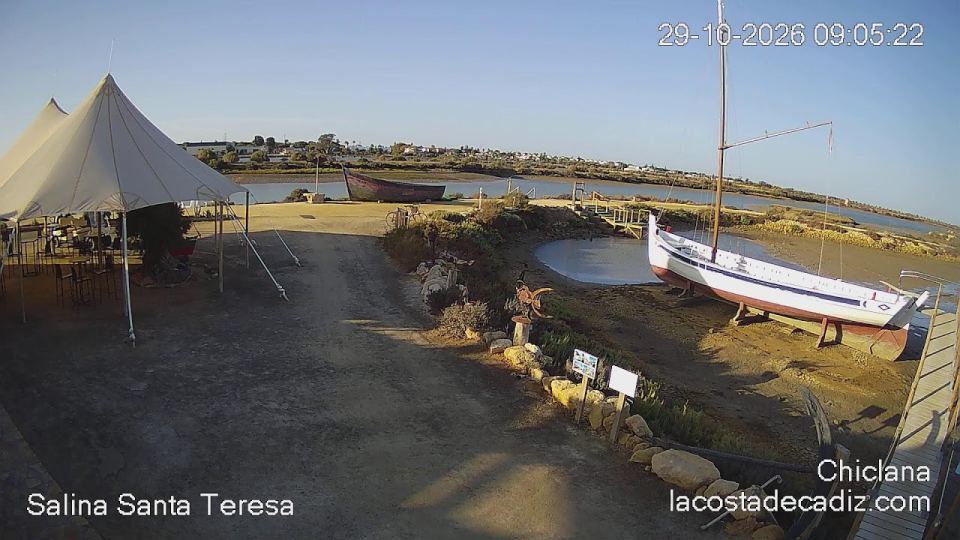 La Barrosa (Chiclana): “Salina Santa Teresa salt pan” camera