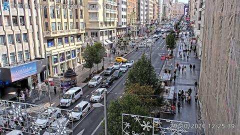 Gran Vía: “Gran Vía from Plaza de España” camera