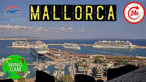 Palma: “Palma harbour, ferries and cruise ships” camera