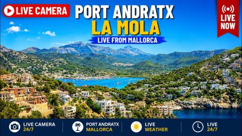 Port d'Andratx: “Port d'Andratx from La Mola” camera