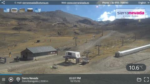 Sierra Nevada: “Borreguiles live panorama” camera