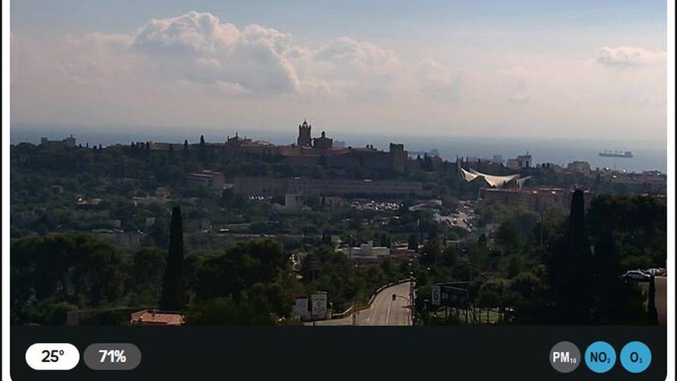 Tarragona: “The old town from the hills” camera