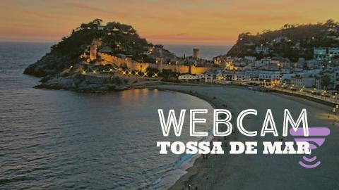 Tossa de Mar: “Old town from across the bay” camera