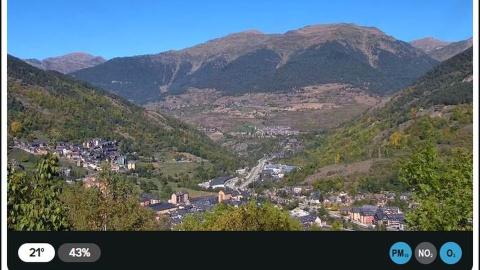 Vielha and the Val d'Aran: “Vielha and Betren from above” camera
