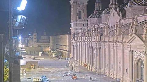 Zaragoza: “Plaza del Pilar and the basilica” camera